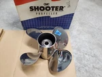 New Blade 12 1/2" X 23P Omc Evinrude Johnson Shooter Ss Prop, 175423, P7098. Fixed Price $445.00.
