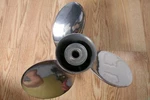 New Lh Omc / Brp Rebel 15 X 21 Stainless Outboard Propeller #763573 Spline. Fixed Price $247.86.