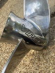 Nice Rh 14 3/4" X Omc Evinrude- Johnson Viper Ss Propeller, 176626. Fixed Price $115.00.