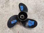 Aluminum 9" X 5P Mercury Propeller, 48-47944-5, Spline Hub, P8985. Fixed Price $36.00.