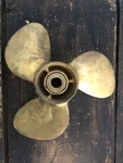 Nos Vintage Brass Michigan Propeller 3 Blade Smc 626 10" Nautical Decor. Fixed Price $77.99.
