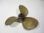 Vintage Brass Blade Michigan Smc 52, 10" Propeller 3/4'' Bore. Fixed Price $89.94.