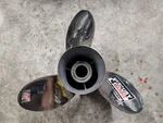 Counter 13 3/4" X 27P Mercury Laser Ss Propeller, 48-19709-27, Flo Torq, P7445. Fixed Price $400.00.