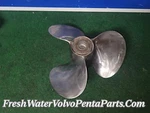 Volvo Penta 14 X 19 Michigan Stainless Steel Prop 17 Spline 280 290 Sp-a Sp-c. Fixed Price $250.00.