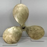 Vintage Michigan Wheel 3 Blade Bronze Propeller 18 Rh 14P Sae 1/8 Taper Brass. Fixed Price $289.91.
