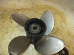 Evinrude 135HP Ficht 2 Stroke Outboard Offshore Stainless Steel Propellor. Fixed Price $150.00.