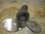 Mercury 150HP 2 Stroke Outboard Mirage Counter Rotation Stainless Propeller. Fixed Price $200.00.
