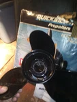 New Open Box Quicksilver Black Diamond QA2028X Boat Propeller 13X19. Fixed Price $50.00.