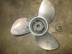 Outboard Solas Stainless Steel Prop 3 X 12 1/4 15 Rn. Fixed Price $75.00.