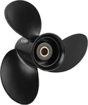 Ouleme 9.25X9 Aluminum Prop For Merc Outboard 9.9/15/20HP 14T Spline 3-BLADE Rh. Fixed Price $69.99.