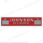 Fits Johnson Seahorse 1940 5HP (AT-10 LT-10) Decals Silver. Fixed Price $54.95.
