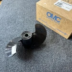 Johnson Evinrude Omc X 7 Nos 2-BLADE Aluminum Propeller 386955. Fixed Price $150.00.