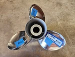 Re-conditioned 13 1/8" 16P Quicksilver Silverado Ss Propeller, QS5116X, P10158. Fixed Price $435.00.