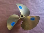 Rh Ni-bral 13" 14P Acme Inboard Propeller, 1" Bore, 13X14V 1458, P7559. Fixed Price $399.00.