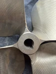 Acme 16 X 15 3369 4 Blade Inboard Propeller Left Hand Nibral 1/8" Bore. Fixed Price $695.00.