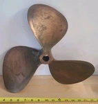 Michigan Brass Propeller Dyna Jet 16 Rh 18 Boat. Fixed Price $219.97.
