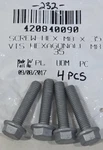 Qty New Ski-doo Can-am Seadoo Brp 8X35 Hex Head Flange Screw Bolt Oe 420840090. Fixed Price $16.98.