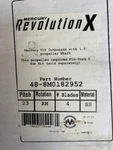 Mercury Rev X Propeller 48-8M0182952 Rh 23 Pitch. Fixed Price $1375.00.