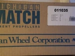 Michigan Wheel P/n 011035 12-1/2 X 13 Replaces Johnson Evinrude 763461. Fixed Price $100.00.