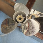 Yamaha Outboard Propeller 3 Blade Stainless Steel 12.25X10 Right Hand. Fixed Price $380.00.