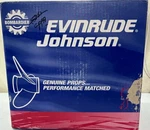 The Johnson/evinrude 776807 Is 12.5 X 9 Inch, 3-BLADE Aluminum Propeller. Fixed Price $199.98.