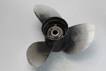 012049 Michigan Wheel PJ-80 Johnson Evinrude 13-3/4 X 15 Aluminum Prop 6 Mo Wty. Fixed Price $60.00.