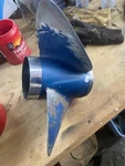 Michigan 421 Propeller Stainless Mercury Great Condition. Fixed Price $65.00.
