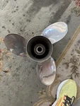 Quicksilver Mirage 48-13703 A41 21P Propeller Like New Ss. Fixed Price $250.00.
