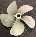 Reconditioned, Balanced 5 Blade 29" X 40 Pitch Left Hand Nibral Boat Propeller. Fixed Price $2999.99.