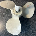 Aluminum Prop Omc 310-950, Pin Hub 14.25X20, 609F, 59U, Factory Reconditioned. Fixed Price $40.00.
