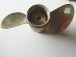 Omc Johnson Outboard Motor Prop- 1970-1978 23 Pitch- Brass Used. Fixed Price $125.00.