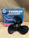 New Oem Johnson & Evinrude Hydrus 13 7/8 X 9 Aluminum Outboard Propeller 0177201. Fixed Price $119.99.