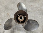 13 1/2" X 23P Mercury Ss Propeller, 48-75724-23, Yamaha Honda Suzuki 4.75" P8805. Fixed Price $172.00.