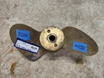 Left Hand Blade Bronze 12 1/4" X 15P Quicksilver Prop, Mercury Spline P8620. Fixed Price $80.00.