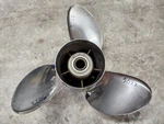 14 1/2" X Powertech Prop, OM250OSS3R19P, Omc Evinrude Johnson, P9022. Fixed Price $308.00.