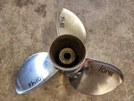 12 1/2" X 13P Michigan Wheel Ss Propeller, 013024, Evinrude Spline, P10146. Fixed Price $175.00.