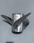 14 1/4" X 18P Yamaha Stainless Steel Propeller, M18, 4.75", 15 Spline Rh Oem. Fixed Price $350.00.