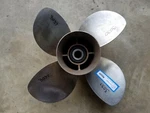 Left Hand Blade 18 1/2" X 22P Mercruiser Bravo Ss Prop, 48-834881, # 3037. Fixed Price $445.00.