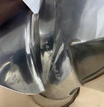 Used Oem Mercury Propeller REV4 Xp 14.6X21 Lh, Revolution. Fixed Price $399.00.