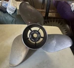 Power Tech Boat Propeller 17 Pitch Left Hand CLU3000FX3R16P Used. Fixed Price $200.00.