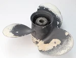 42740A10 Mercury Mariner 12 X 10-1/2 Aluminum Propeller 25-75 Hp 1977+ 6 Mo Wty. Fixed Price $90.00.