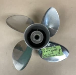 Good Used Solas Propeller, Part #2453-130-17 For Johnson Evinrude 3/4 Cylinder. Fixed Price $195.00.