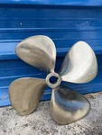 22IN Dynaquad 4 Blade Bronze Propeller. Fixed Price $1200.00.