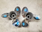 New Pair Of 15" 21P Evinrude Johnson Rebel Ss Propellers, Tbx, P6482 P6483. Fixed Price $778.00.