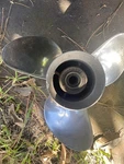 Johnson Evinrude V6 Prop. Fixed Price $249.95.