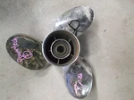 14 Inch X 19 Pitch Powertech Stainless 3 Blade Lh Propeller - 60A. Fixed Price $254.13.
