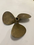Vintage Brass Propeller 13X9 Grand Rapids Michigan Usa Boat Left Hand Drive. Fixed Price $75.00.
