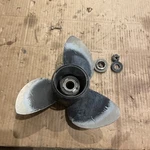 Omc Johnson Evinrude 20 25 30 Hp Propeller 1/2 10.5 X 11P 0386637. Fixed Price $35.00.