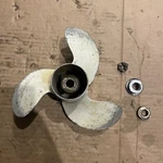 Johnson Evinrude Omc 9.9 15 Hp 1/2 X 10P Propeller 0386118. Fixed Price $30.00.
