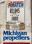 Michigan Match Propeller 031045 PM-323-C 12.500 X 23.000. Fixed Price $139.49.